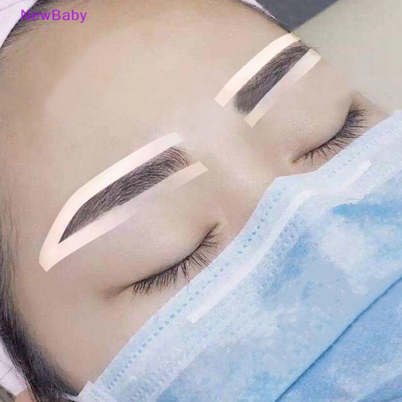 Newbaby 6pasang Stensil Alis Tato Pembentuk Alis Stiker Template Alat Makeup ID