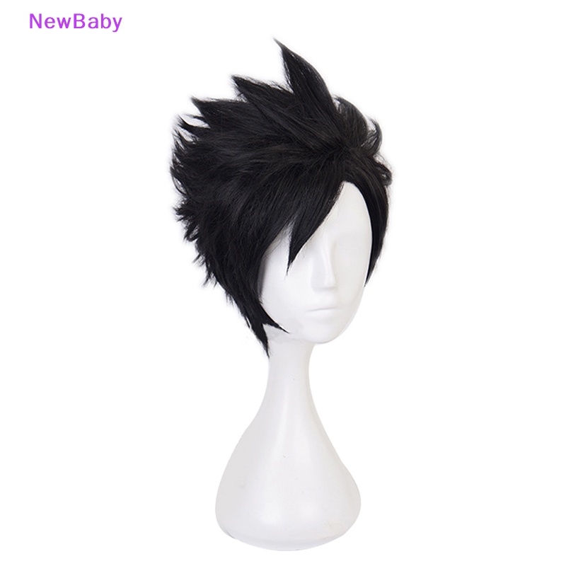 Newbaby Anime Haikyuu Kuroo Tetsurou Cosplay Wig Kostum Main Wig Rambut Hitam ID