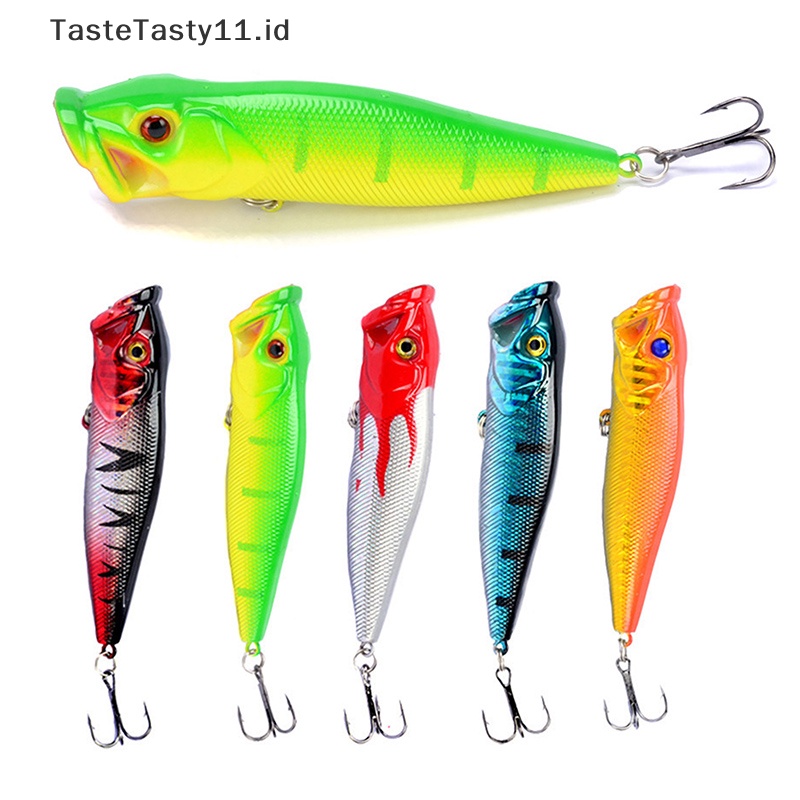 Tastetasty 1PC Big Popper fishing Lure Umpan Kait Wobblers Engkol Pancing Buatan.