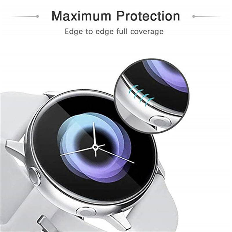 1-3 Pcs Film Pelindung Ultra-Tipis Untuk Samsung Galaxy Watch5 4 44mm 40mm Anti-Gelembung Lembut 3D Pinggiran Penutup Pelindung Layar Untuk Samsung Galaxy Active2 44mm 40mm