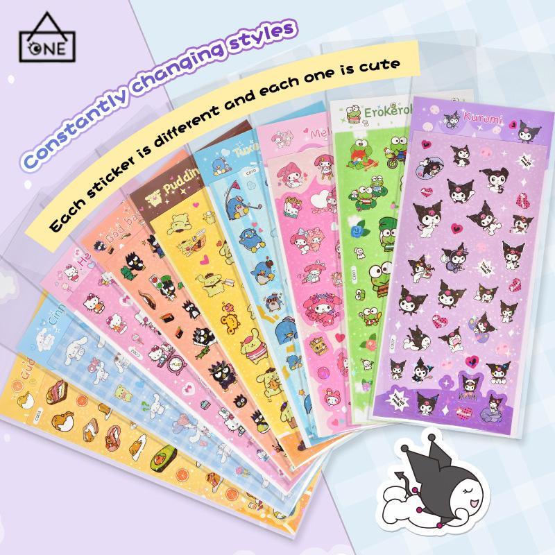 COD❤️Stiker kartun lucu Kulomi Melodi Stiker buku pegangan-A.one