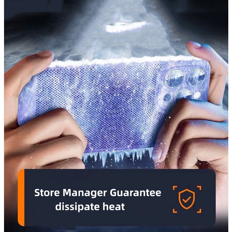 IPHONE Gaming Bernapas Dengan Disipasi Panas Yang Kuat Casing Ponsel Iphone11 12 13 14 Pro Max Plus Shockproof Case Cover