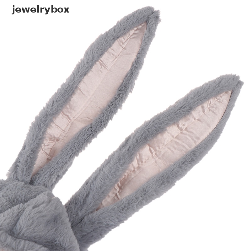 [jewelrybox] Topi Gadis Lucu Plush Rabbit Bunny Ears Hat Earflap Cap Head Warmer Perlengkapan Foto Butik