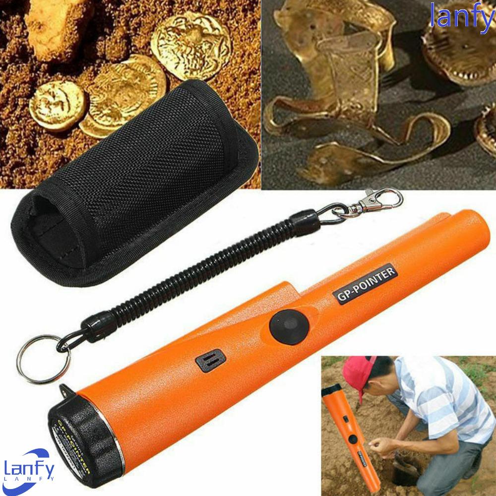 Lanfy Metal Detector Handheld High Sensitivity Security Detector Scanning Gold Finder Detektor Emas Logam Detektor Logam Genggam Detektor Logam Tahan Air