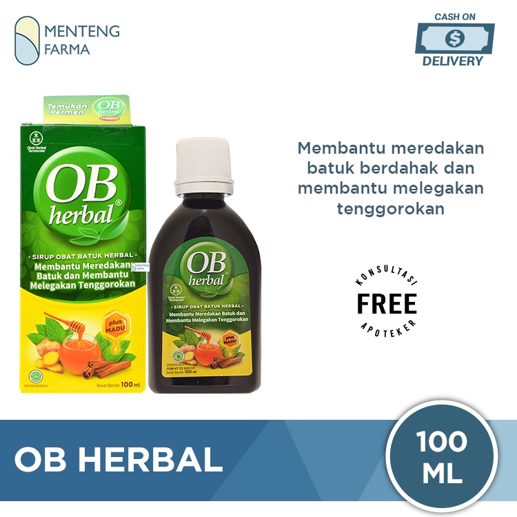 OB Herbal 100 mL - Obat Batuk Herbal