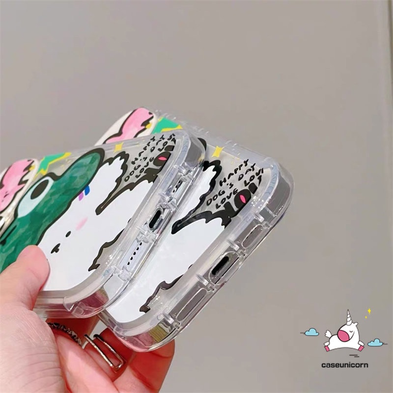 Casing Untuk Vivo Y15 Y12i Y20 Y11 Y17 Y91C Y20s G Y20i Y12s Y1S Y12 Y11s Y12A Y30G Y20A Y20G Kartun Hewan Beruang Lucu Kodok Kelinci Anjing Kreatif Flip Make Up Cermin Ponsel Soft Case