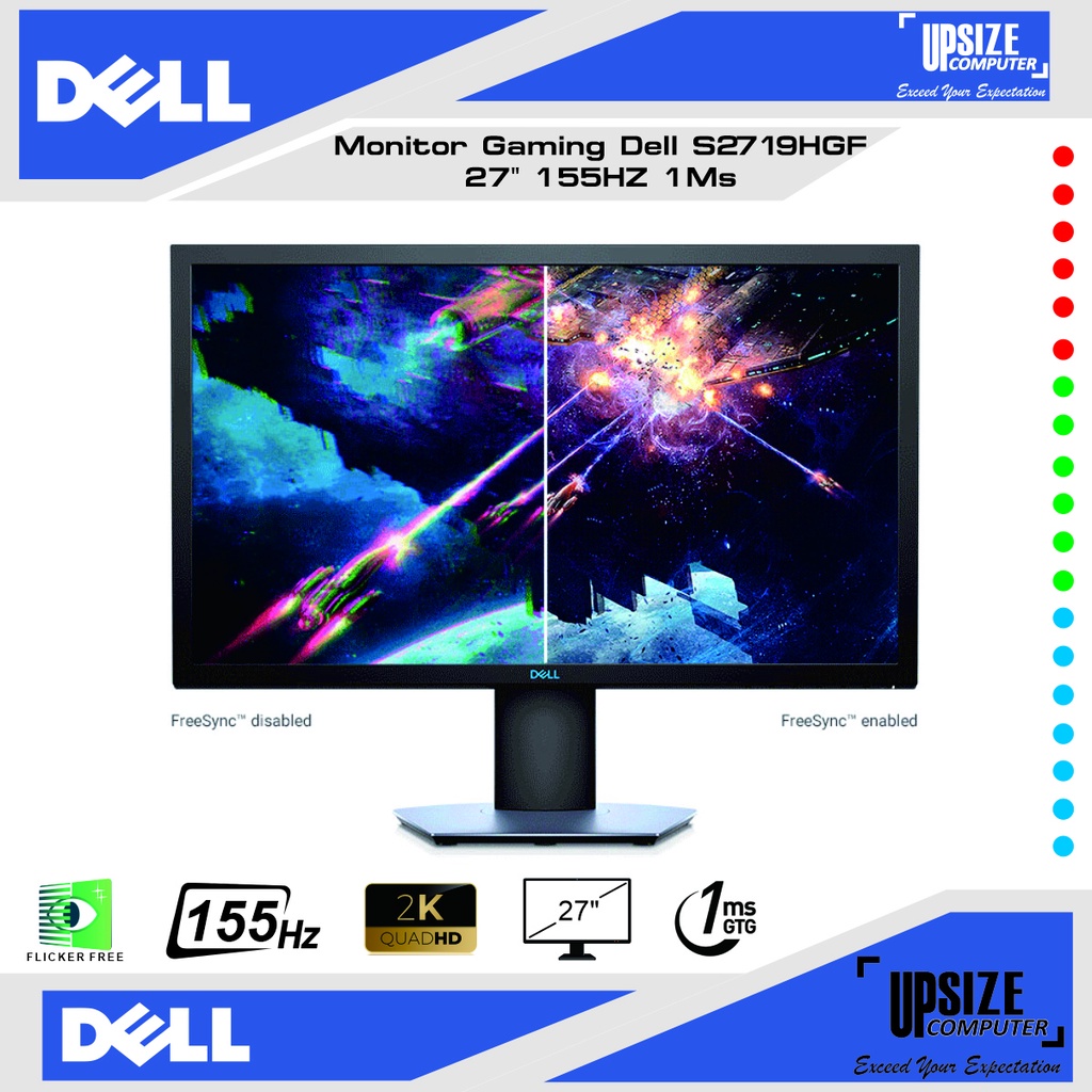Monitor Dell 27" inch Monitor S2719DGF 155Hz