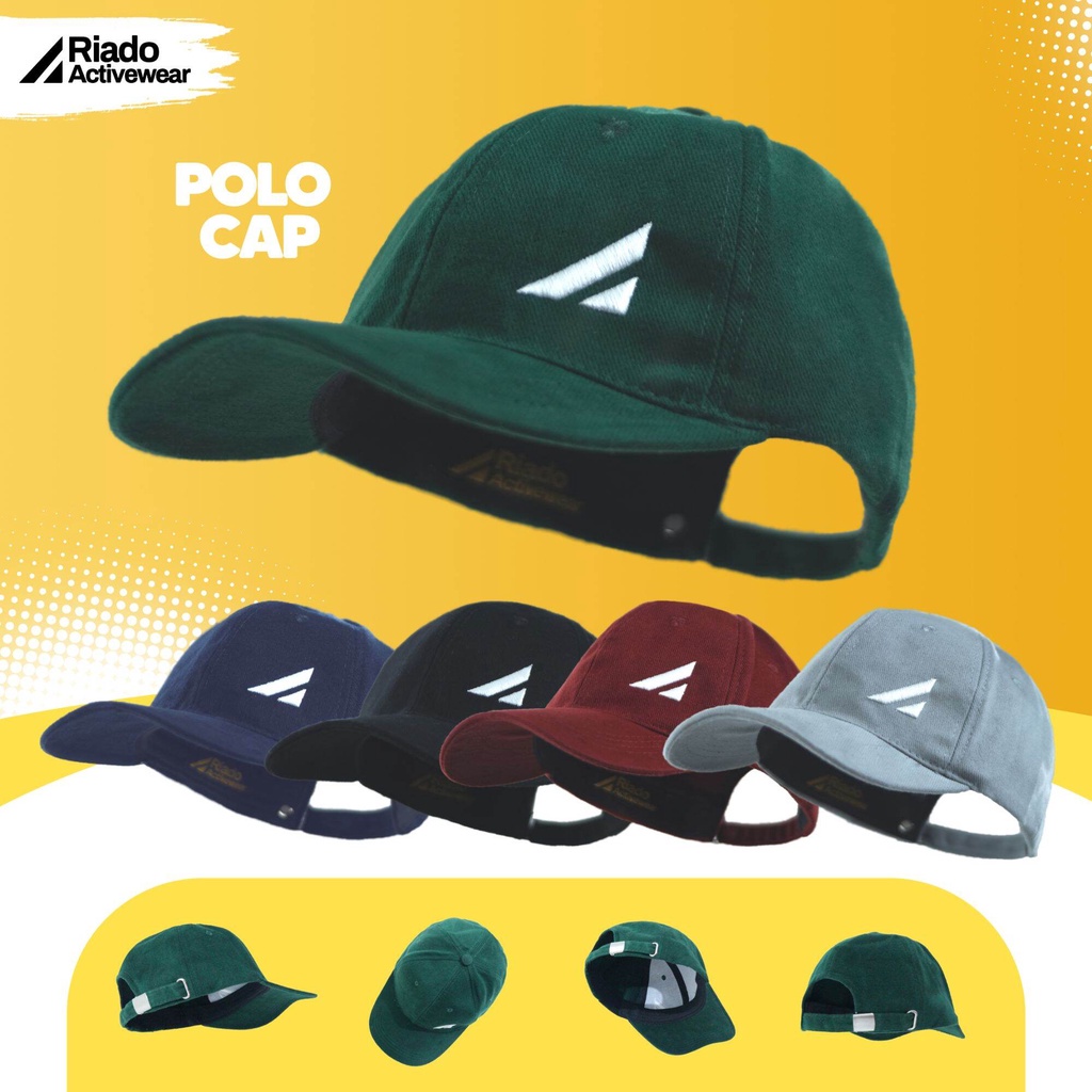 Rosal Topi Casual Sporty Polo Cap RIADO Peci Kopiah Songkok Kopeah Topi Haji Sholat Muslim Shalat Sa