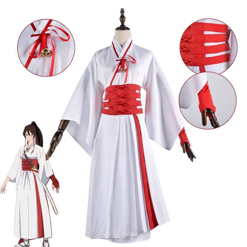 【Wetrose】Ready Stock Hell's Paradise: Jigokuraku Gabimaru Yamada Asaemon Sagiri Kimono Cosplay Costume Set