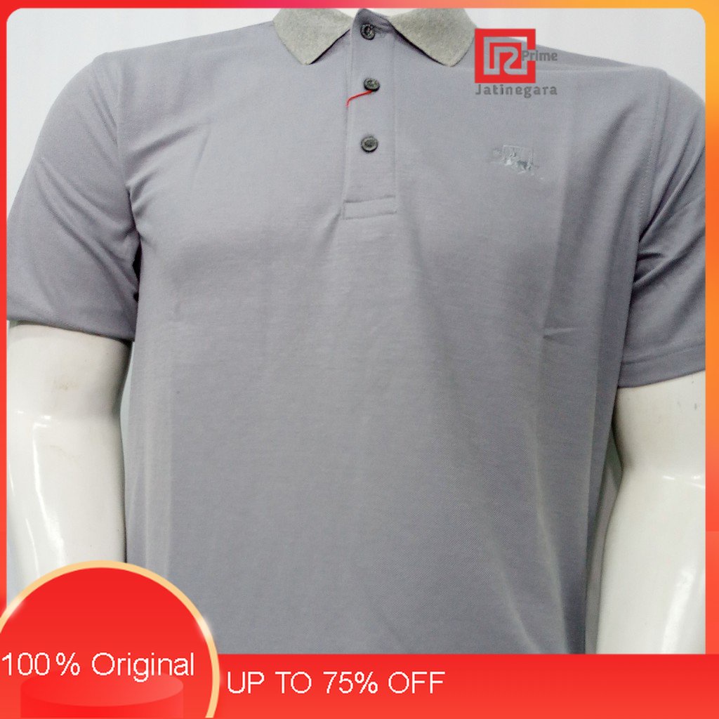 Posemer Baju Polo Pria Lengan Pendek Light GrayRAMAYANA JAKTIM