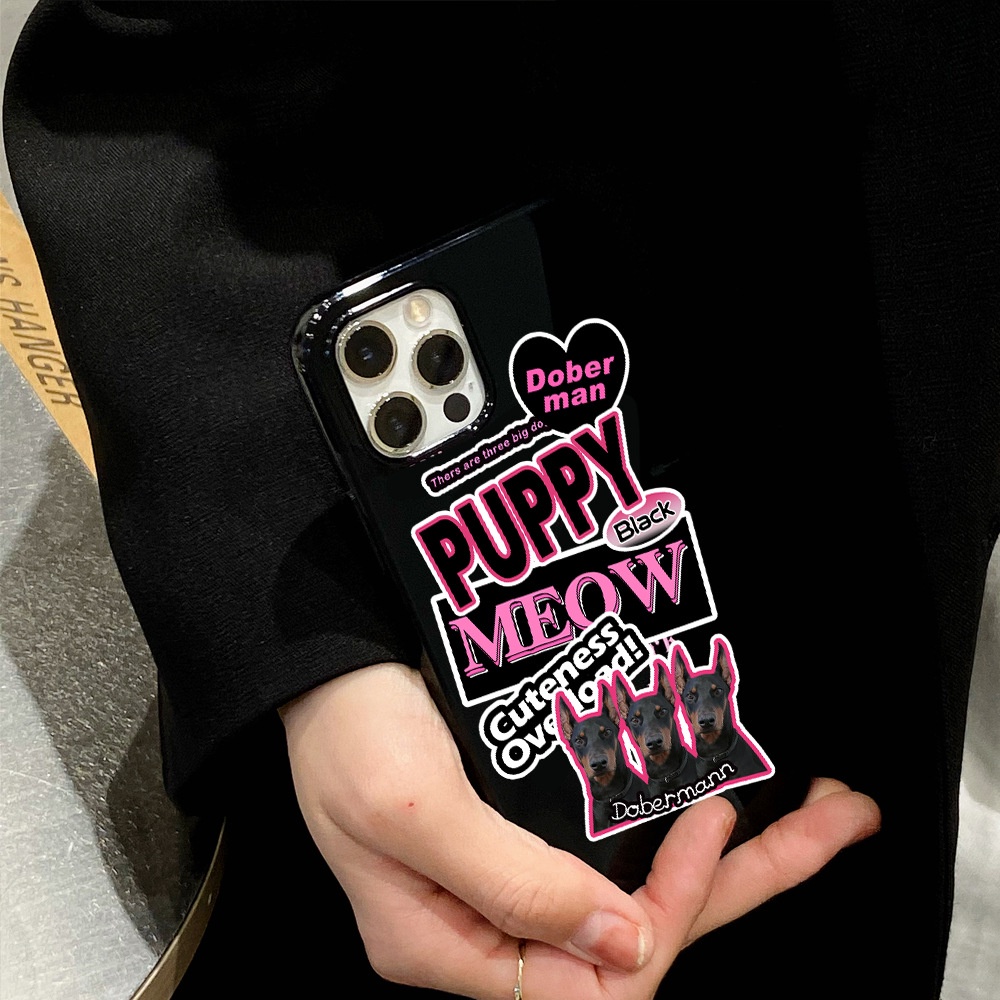 IPHONE Soft Case Anjing Merek Trendi Niche Kreatif Untuk Casing Hp Iphone14 13 12 11 promax mini