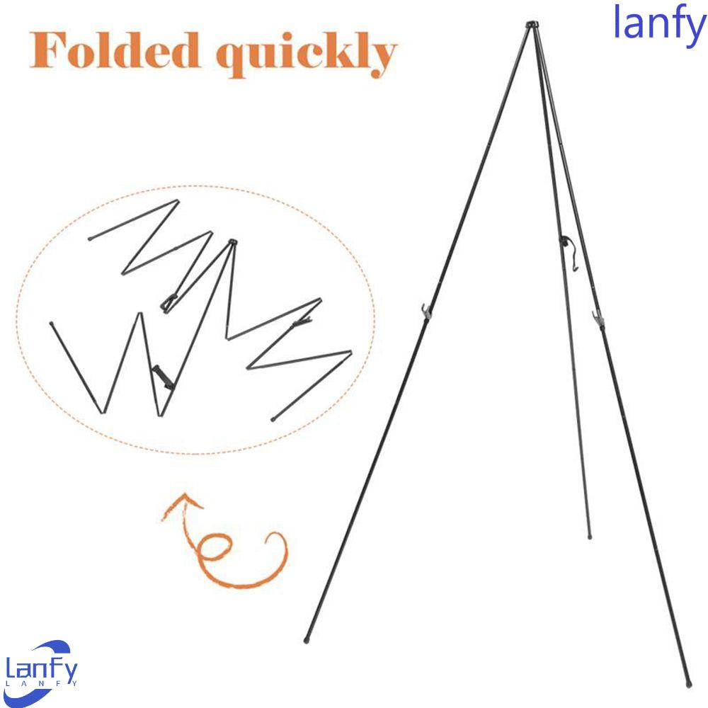 Lanfy Tripod Portable Tahan Lama Travel Wedding Untuk Stand Display Gambar Seni Artis