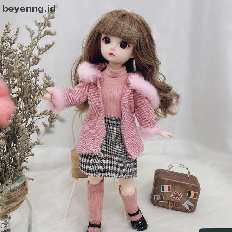 Boneka BJD Beyen 30cm1per6 Princess Doll Dress Baju DIY Hadiah Mainan Anak Perempuan (Tanpa Boneka) ID