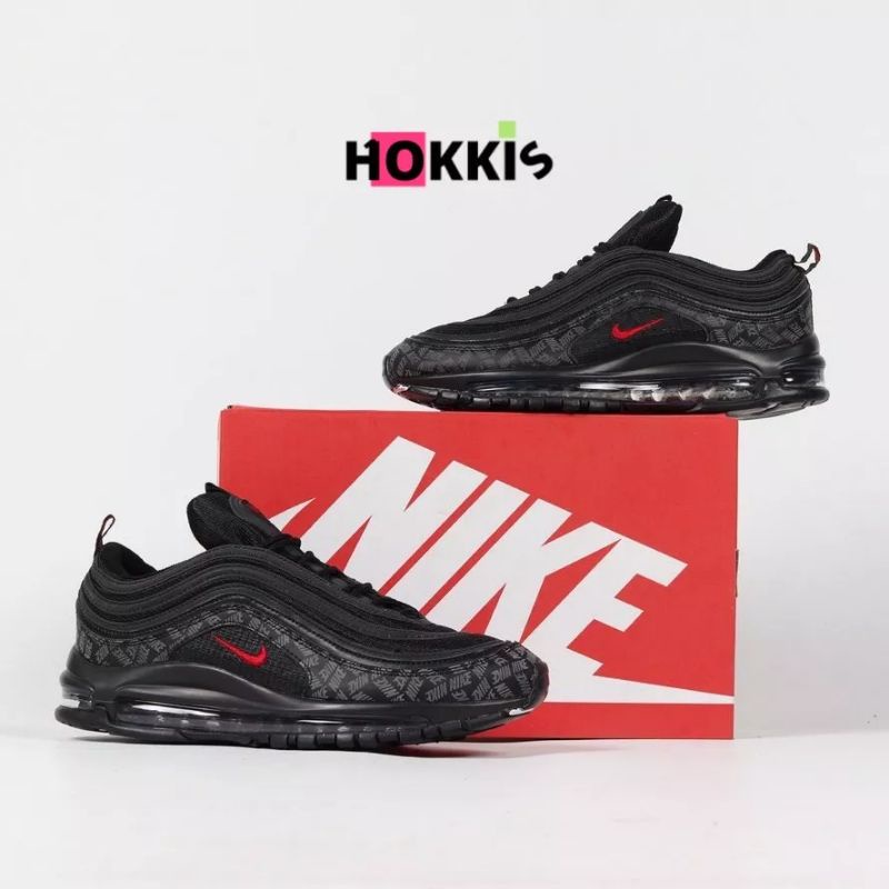 Nike Air Max 97 Reflective Logo Black unisex 100% Original BNIB mubarak