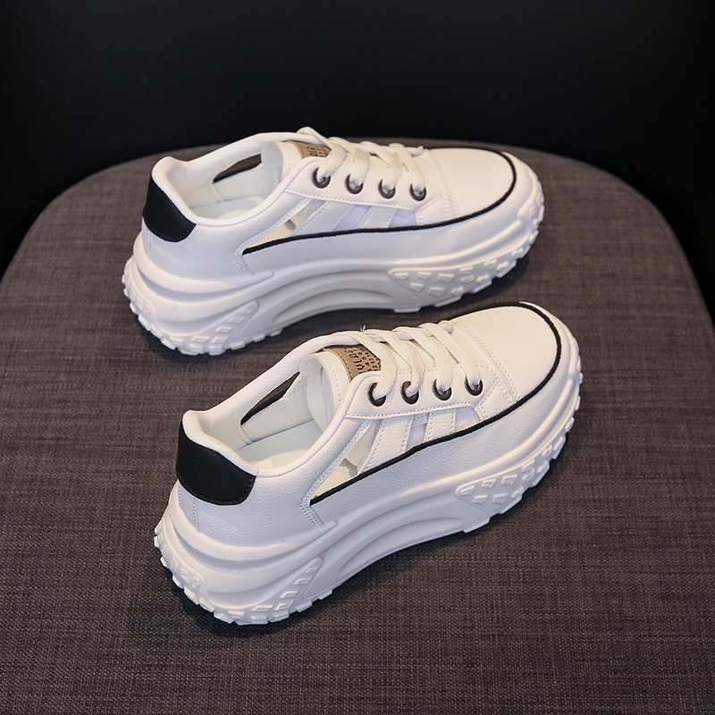 BS Sepatu Sneaker Wanita Import Korean style PU Kulit Premium 290
