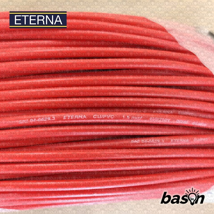 ETERNA NYA 1x1.5mm 100 Meter per roll - Kabel Listrik Tunggal 1 x 1.5