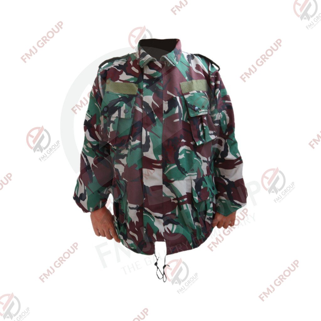 Jaket Dinas Lapangan TNI Model Aceh Anti Air / Jaket Aceh Waterproof