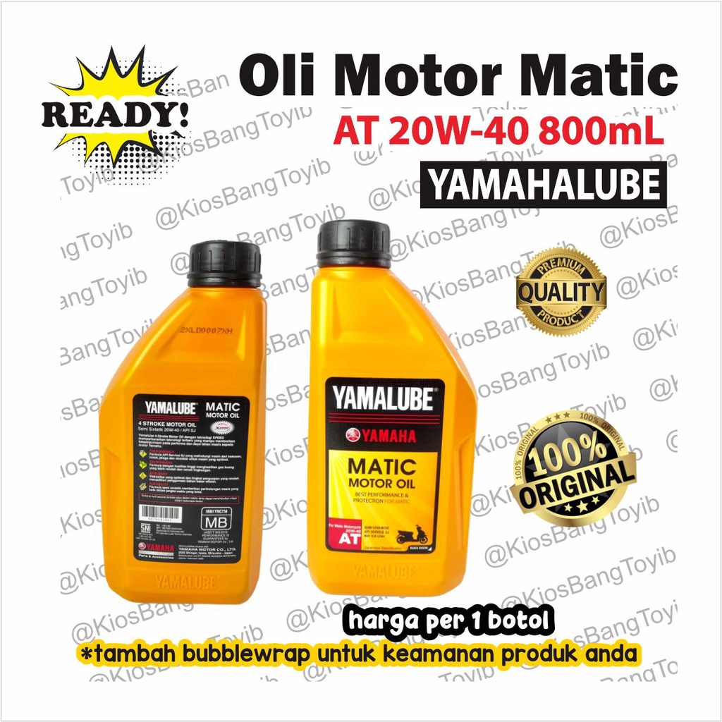 Oli Motor Matic Yamaha Yamalube ORI 20W 40 800mL 0.8L Engine Oil Matic