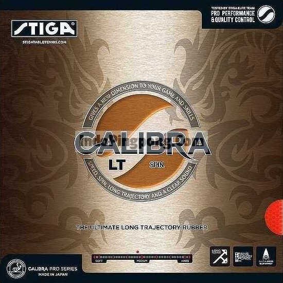 Stiga Calibra LT Spin  Rubber Karet - Hitam