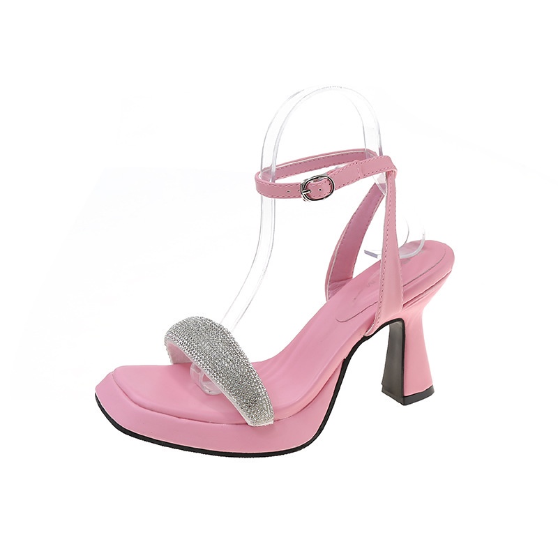 [LC]1521 Sandal Wanita Heels 10cm blink 2091 Impor elegan feminin Pesta