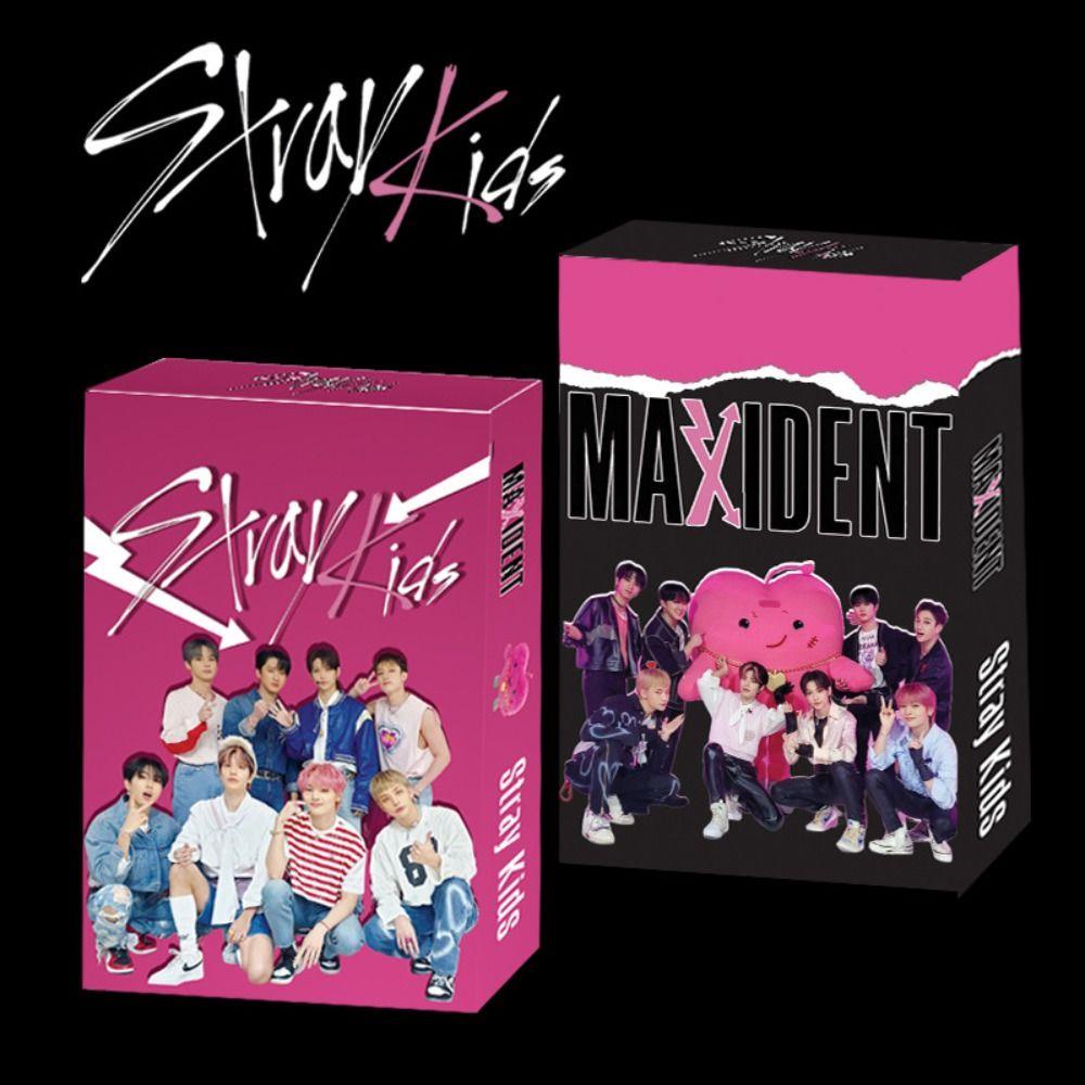 [Elegan] Straykids Postcards Fashion Album Idola Asrama Korea Kamar Tidur HD Photocard Anak Laki-Laki Grup Kartu