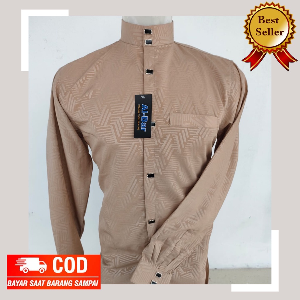AL- BADAR / Baju Koko Terbaru Kemko Sultan Pakaian Muslim Pria Atasan Pria Baju Takwa Baju Koko Kelu