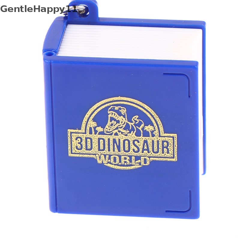 Gentlehappy Novelty Mini Dinosaurus Gantungan Kunci Mainan Game Genggam Anak Pop Out 3D Dino Dunia id