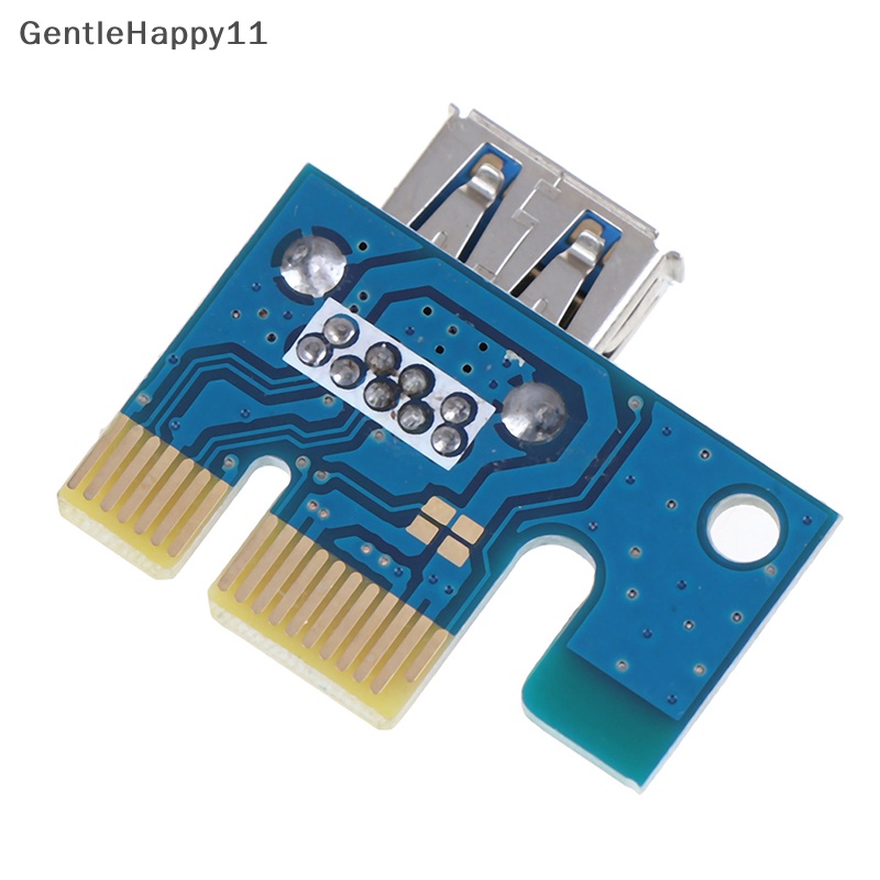 Gentlehappy USB 3.0 PCI-E 1X Ke 16X Kabel Ekstensi Pertambangan PCI-E Dipanjangkan Line Card Adapter id