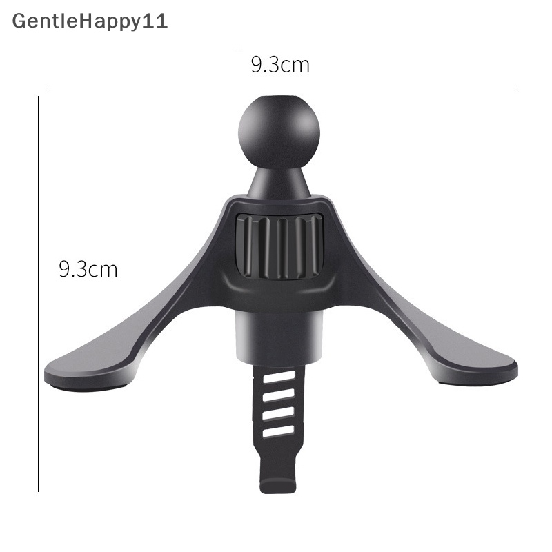 Gentlehappy Car Air Vent Mount 17mm Kepala Bola Outlet Udara Mobil Klip Ultra Stabil Phone Holder id