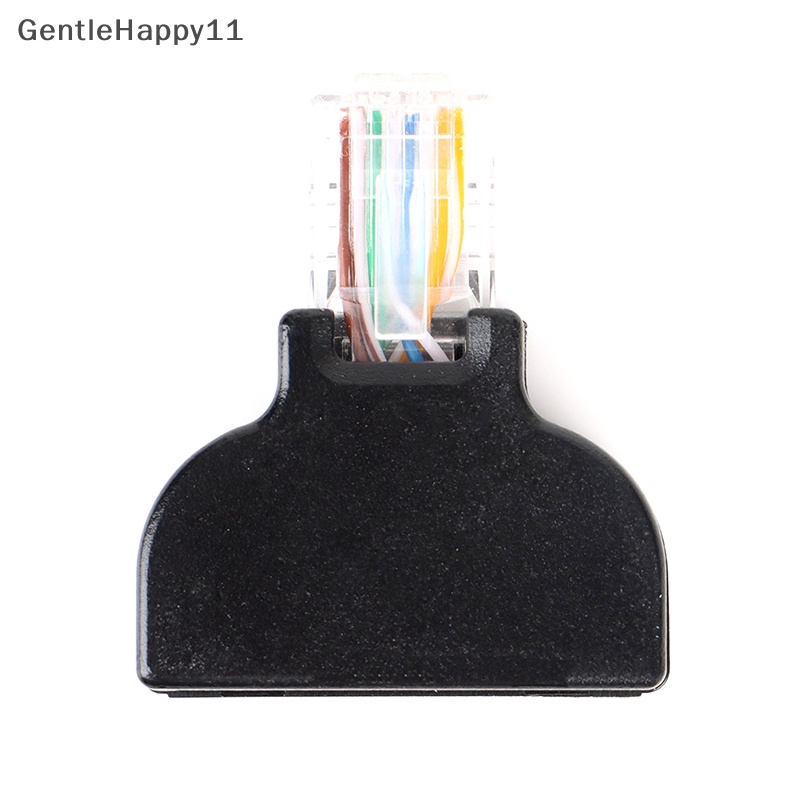 Gentlehappy RJ45 Ethernet Female to 8pin Konektor Terminal AV Sekrup Untuk CCTV Digital id