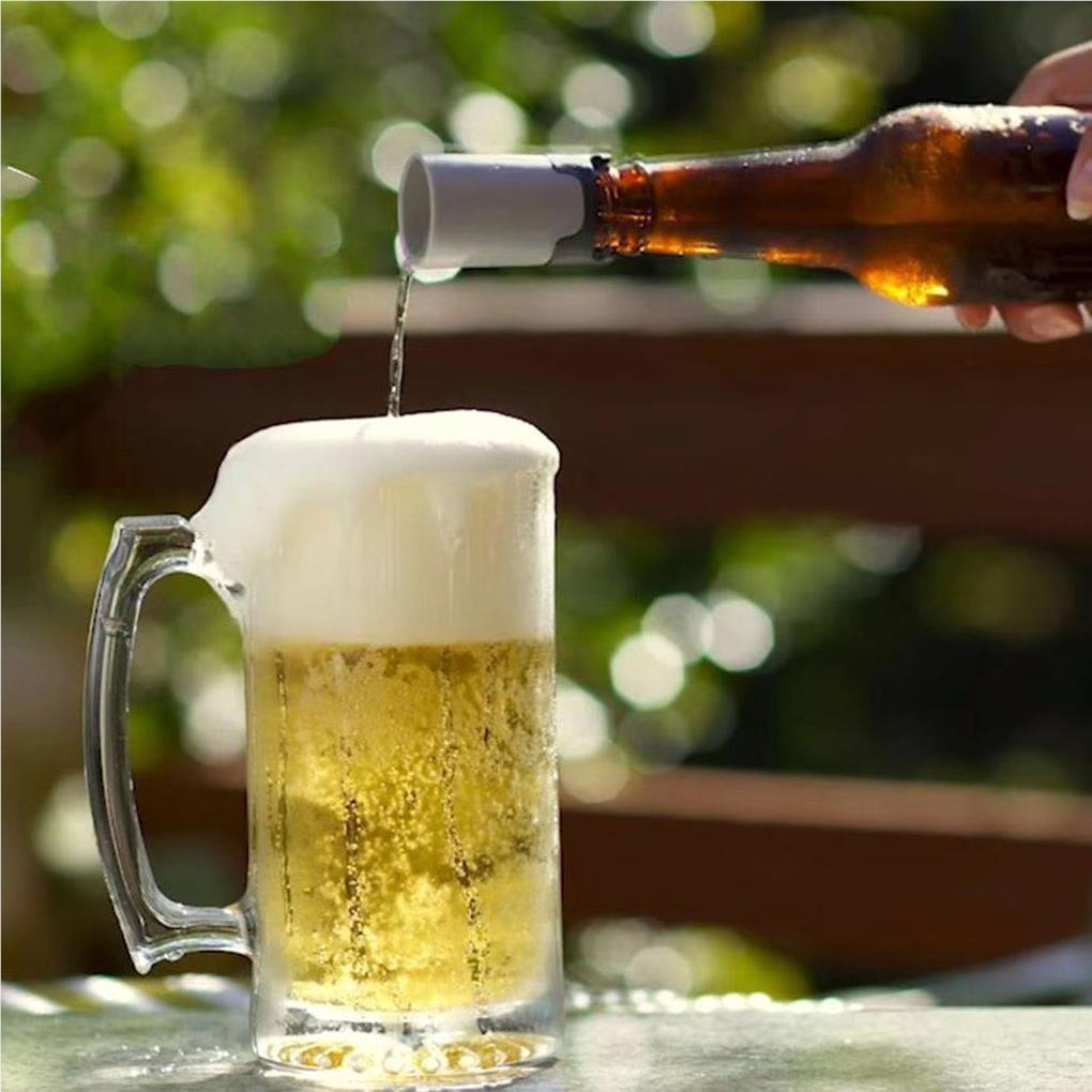 Portable Bubble Mantan Ringan Tahan Lama Reusable Cuci Piring Aman Bubble Foam Maker Nyaman Beer Foamer Bubbler Frother Untuk Beer Liquor Bar Rumah Pesta Outdoor