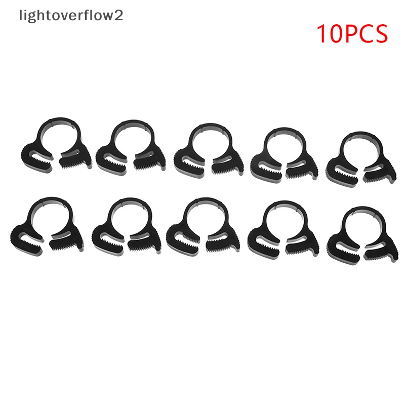 [lightoverflow2] 10pcs Klem Pengencang Pipa Pipa Selang Tabung Irigasi Ledeng Gesper Pengikat [ID]