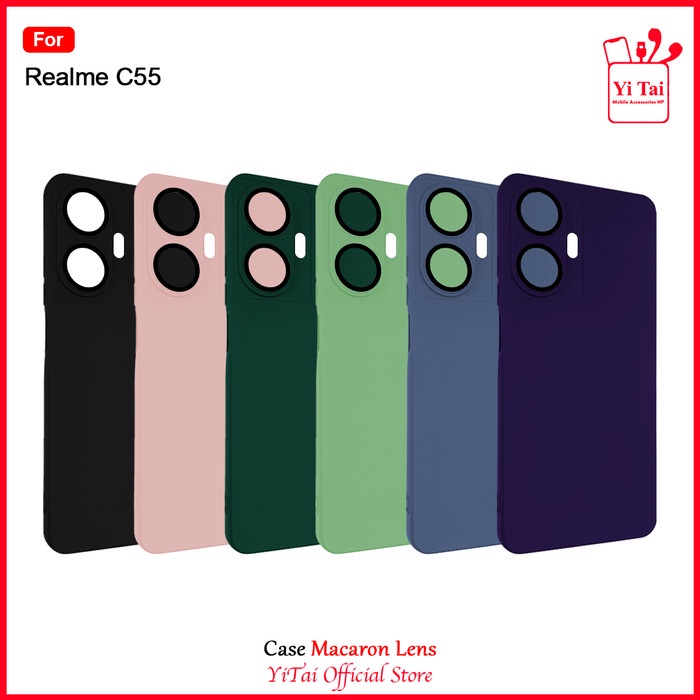 YITAI YC35 Case Macaron Lens Realme C55 Nfc