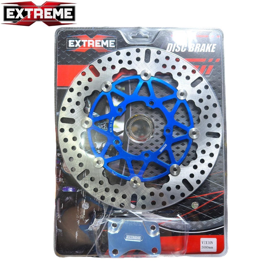 Piringan depan Extreme Disc Brake Floating Full Cnc Model Psm Motor Vixion Ukuran 300mm KING DIAMOND