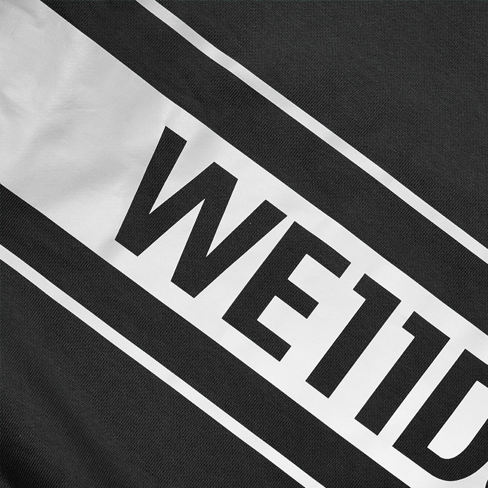 We11done Reflective Logo Sweatshirt Black