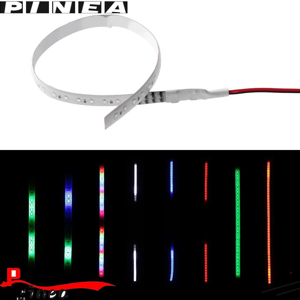 Nanas 2Pcs Neon Strip Light Prcatical DIY 60CM 48LED Strobo Scanner