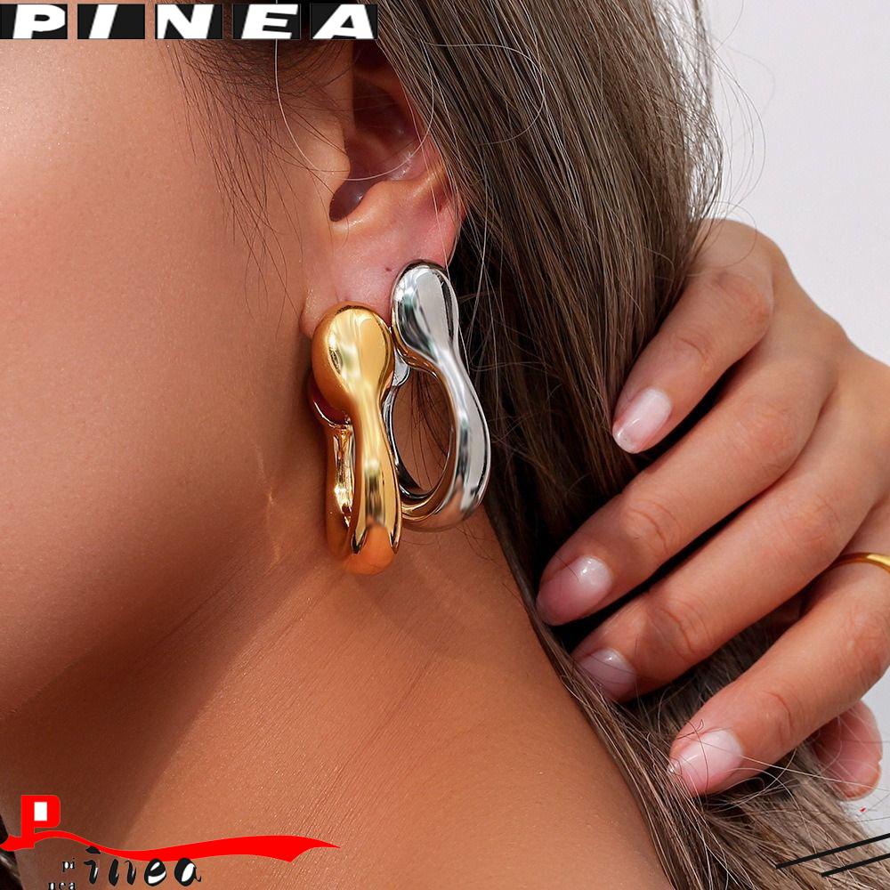 Anting Wanita Nanas Anting Pejantan Besar Oversize Ringan