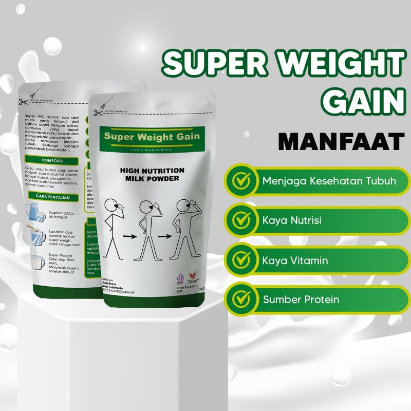 

❄️List New☄️ WEIGHT GAIN WEIGHT GAIN - SUSU PENAMBAH BERAT BADAN/PENGGEMUK/NAFSU MAKAN LAHAP/ANAK DEWASA (Terbaik) Discount Today BISA COD 「Mall✔️」