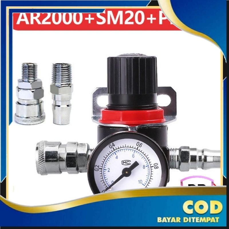 SAETOOLS Air Regulator Spray Gun Manometer Model AR 2000