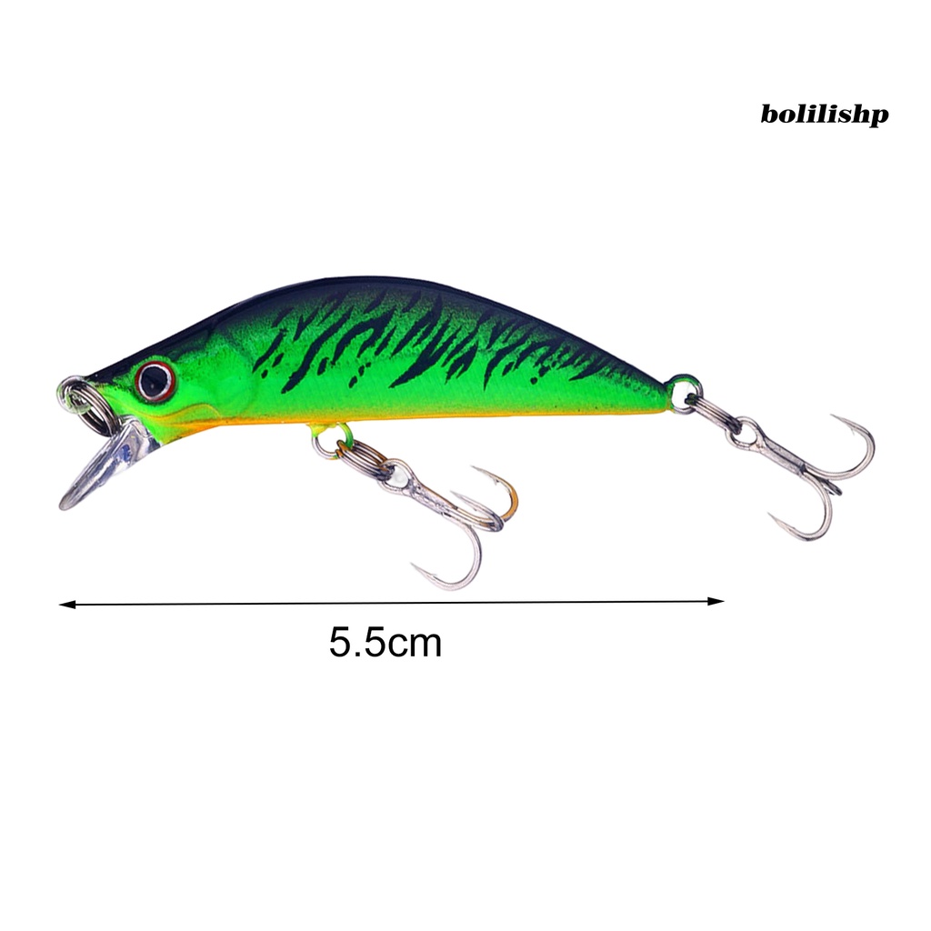 Bo-5.5cm/5.5g Umpan Umpan Penembus Kuat Angling Perlengkapan Memancing Tajam Pesca Lure Crankbait Untuk Pemancing