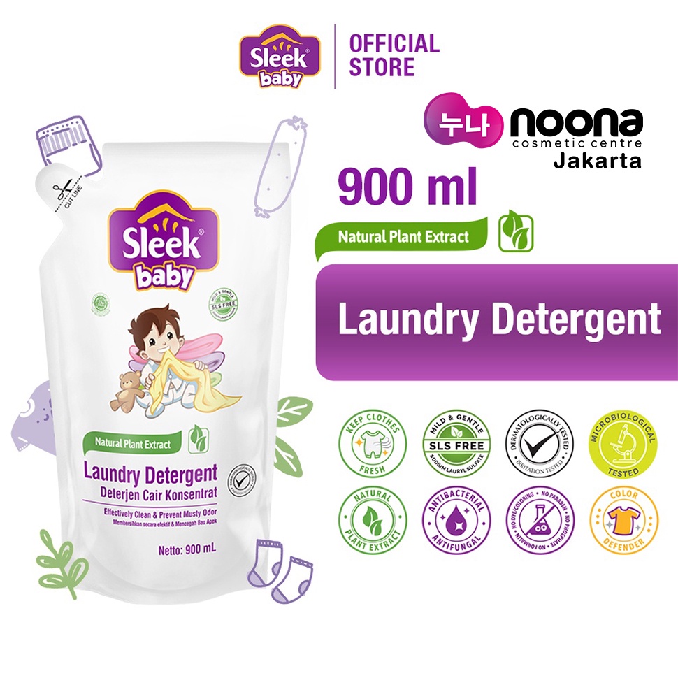 SLEEK BABY LAUNDRY 900ML PCH