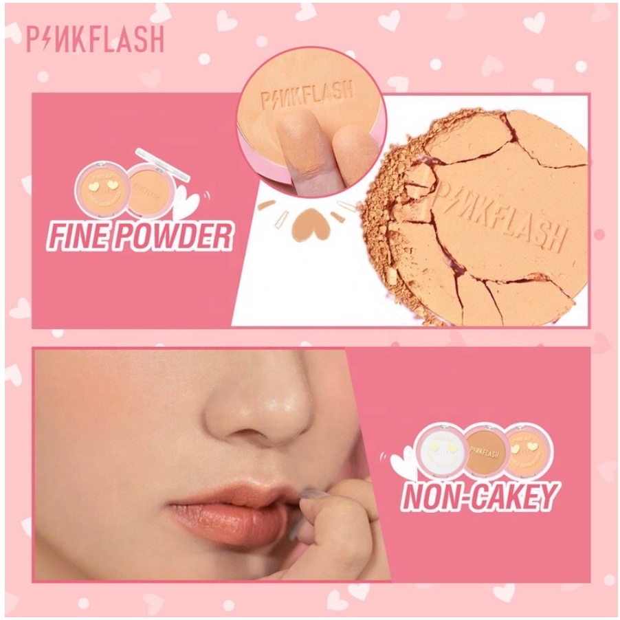 PINKFLASH PF-F08 PRESSED POWDER ALL VARIANT