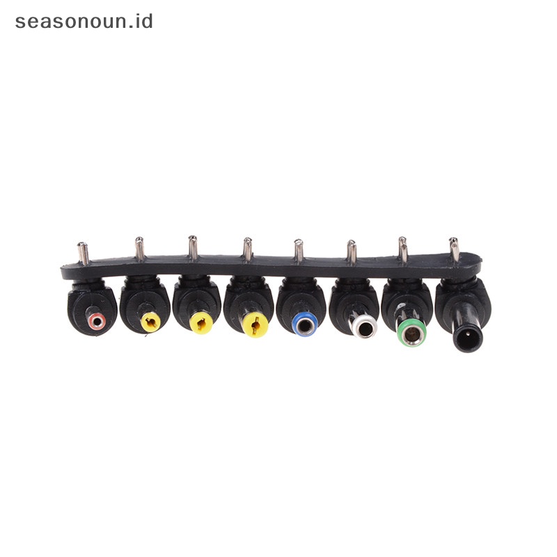 Seasonoun 8pcs/Set Untuk PC Notebook Laptop Universal Power Adapter Plug Charger Konektor.