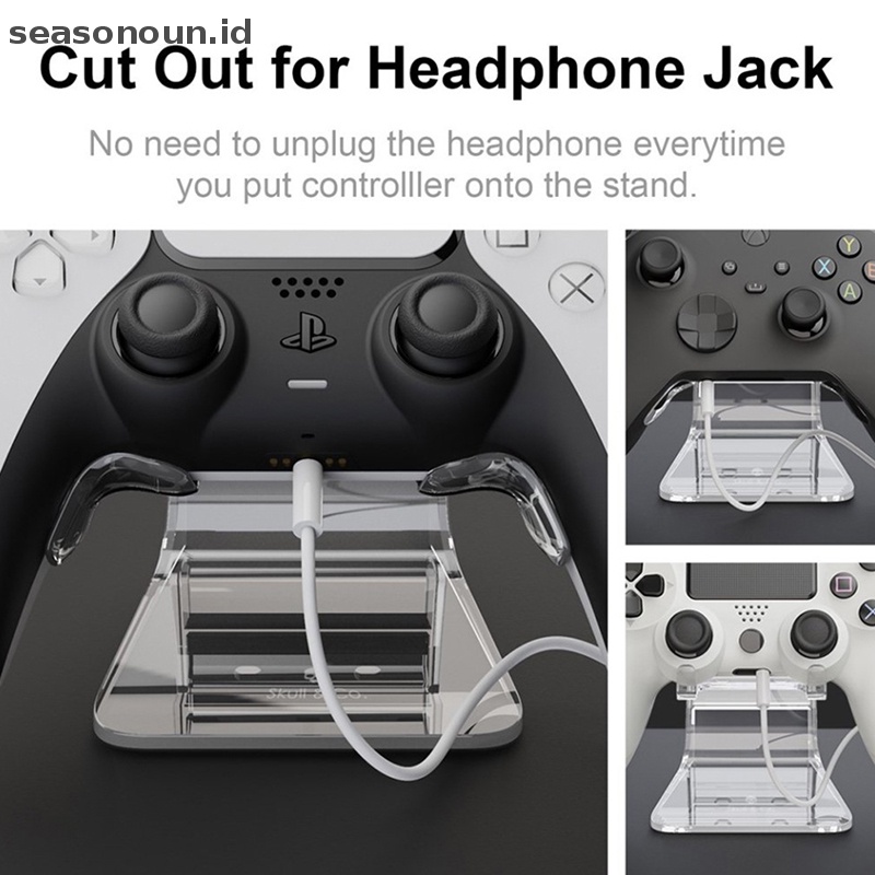 Seasonoun Phantom Stand Rack Controller Holder Untuk PS4 PS5 Xbox One Xbox Series X Series S VR Peralatan Headphone RingFit.