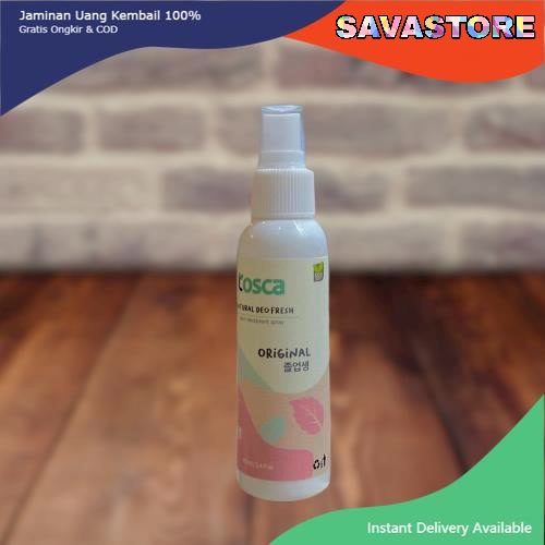 TOSCA Natural Deodorant Spray 100ml deodorant tawas alami