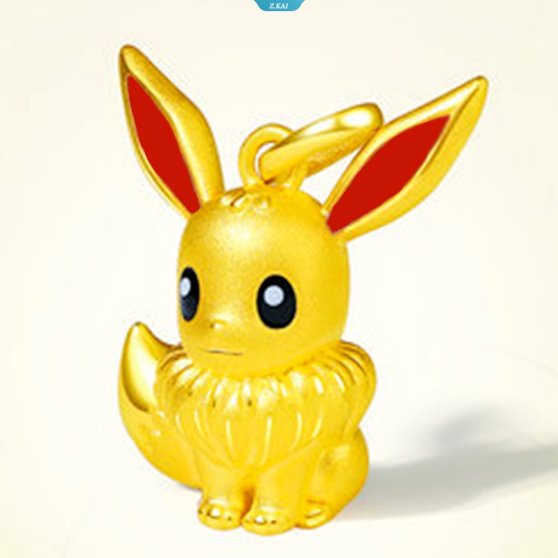 Anime Pokemon Kalung Pikachu Kawaii Eevee Gengar Pikachu Mainan Lucu Kartun Liontin Anak Laki-Laki Perempuan Hadiah Natal [ZK]