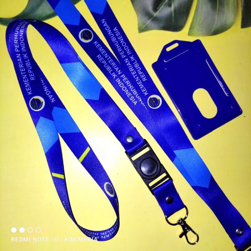 

Tali ID Card KEMENHUB / Lanyard Id kementrian perhubungan KEMENHUB RI