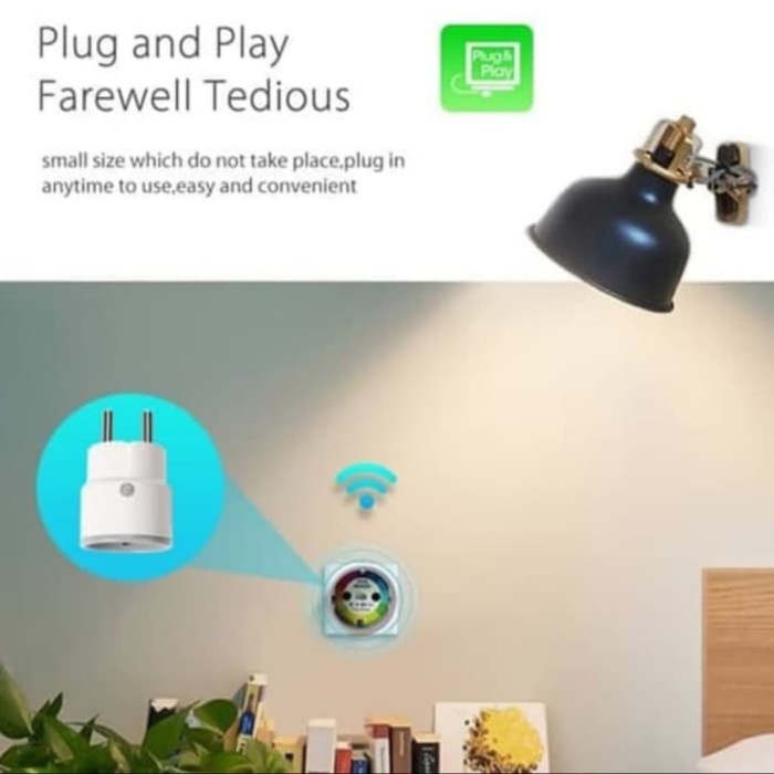 Asagi Smart Plug / Stop Kontak Timer WiFi Wireless