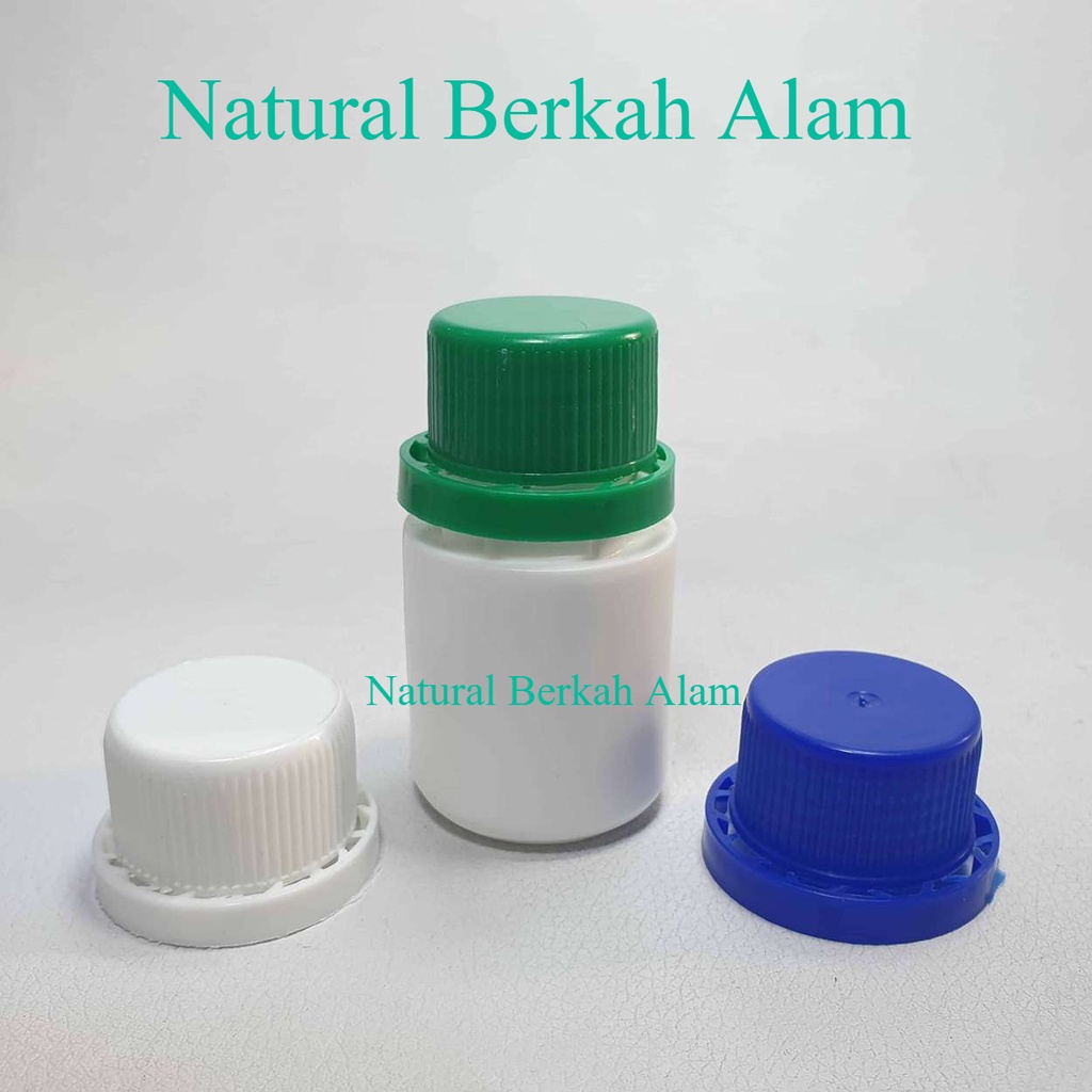 Botol  Kpu 50 Ml Putih Hdpe Set I / Botol Obat / Botol Tablet / Botol Kapsul / Botol Obat Kosong / B