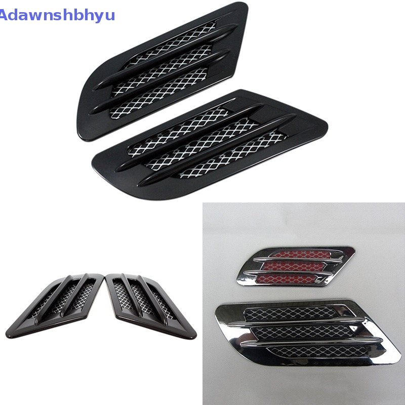 Adhyu Penutup Lubang Lubang Ventilasi Aliran Udara Samping Mobil Fender Intake Grille Duct Dekorasi Sticker ID